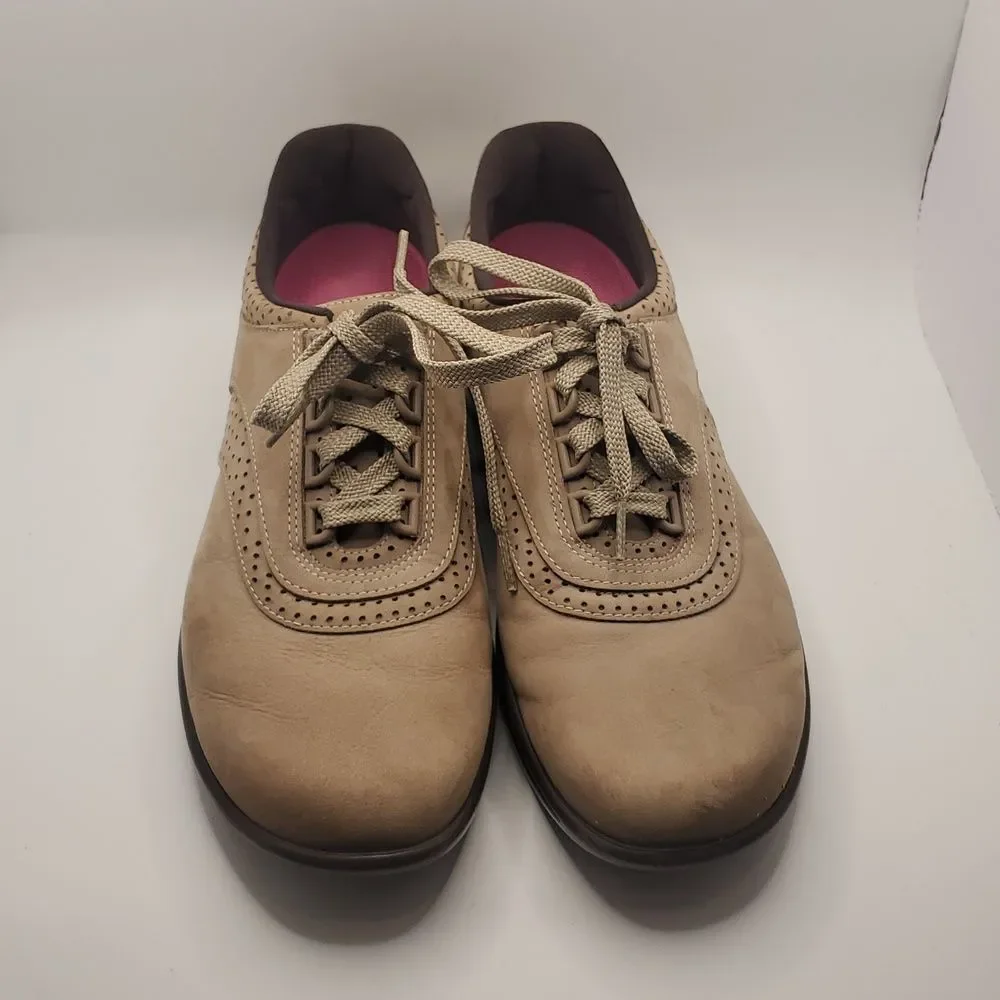 SAS Walk Easy Womens Walking Shoes, Sage Sz 9, Lace Up Support Comfort Walking